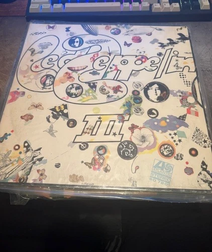 Led Zeppelin III (3) 1974 -  Working Wheel Cover Vinyl Record LP -PLUS MORE