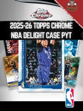 NBA PYT #267 - FULL CASE 6x Boxes of 2025/2026 Topps Chrome Basketball Breaker's