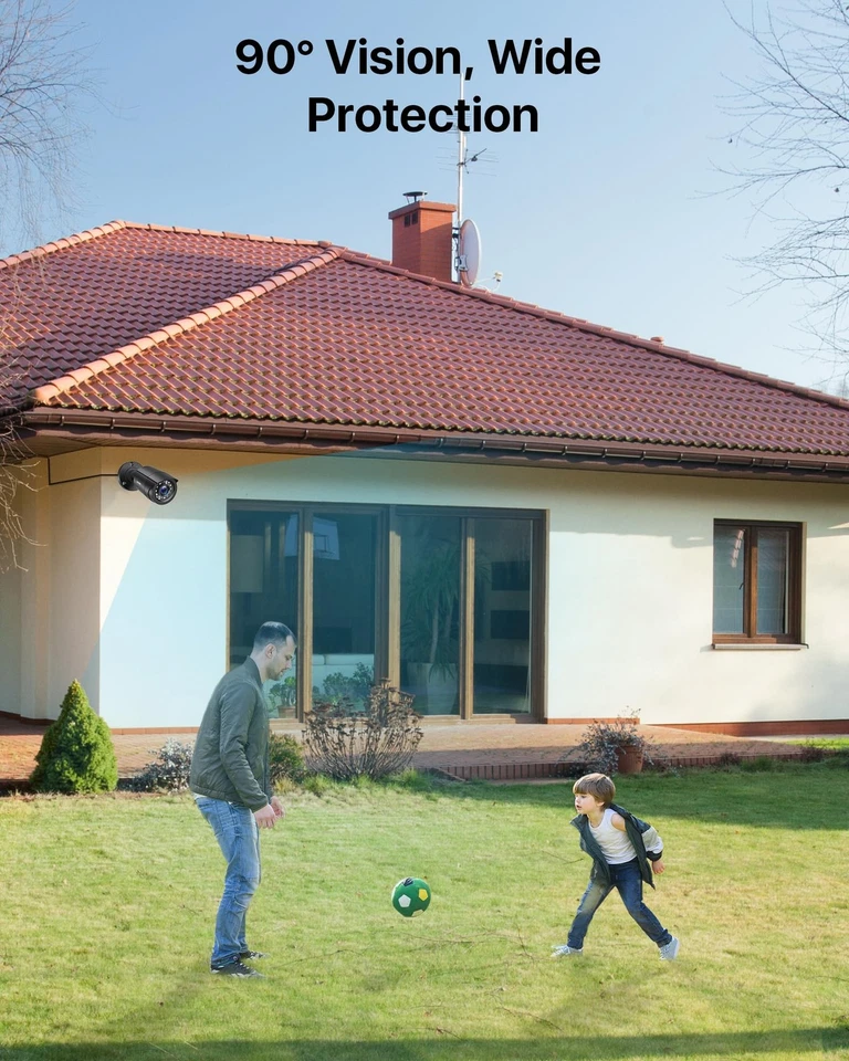 2.0MP 1080p 1920TVL Outdoor Indoor Security Camera,Hybrid 4-in-1 TVI/CVI/AHD/... - Image 2 of 4