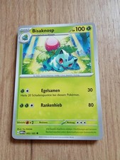 Pokemon Karte Bisaknosp Deutsch 002/165