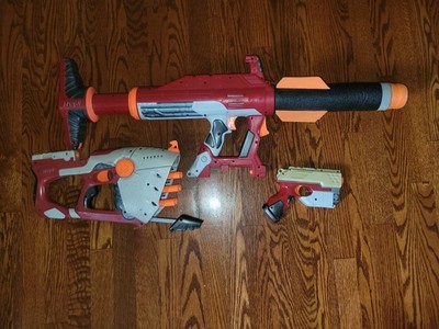 NERF N-STRIKE Unity Power System Titan AS-V.1 Hornet AS6 Scout Dart Gun Set