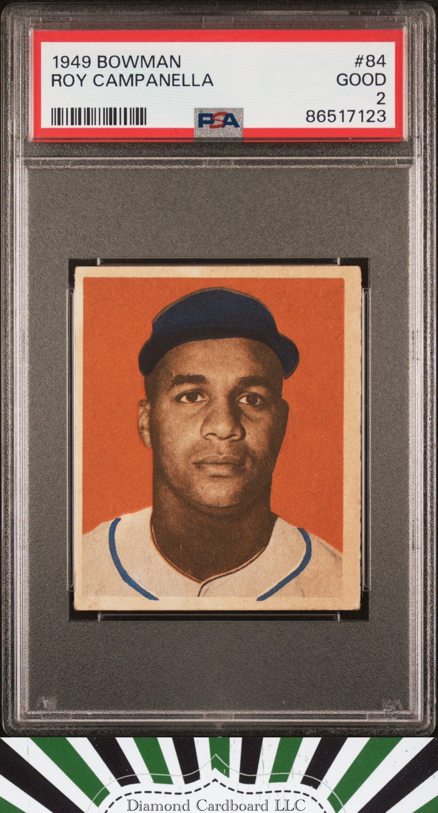 1949 Bowman #84 Roy Campanella PSA 2  HOF Rookie