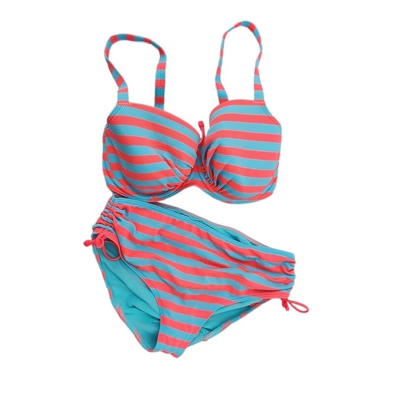 EUC PrimaDonna Swim Capri Bikini Swimsuit Set Top G Padded Cup Bottoms Small View 2