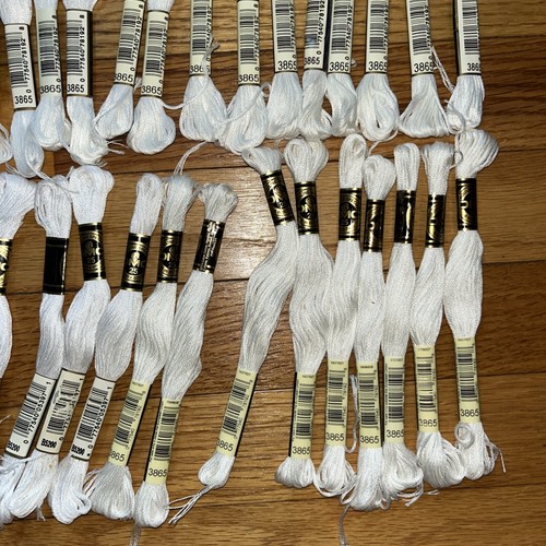 Lot of 245 DMC Embroidery Thread Floss Skeins Multiple Colors and Whites - Picture 12 of 12