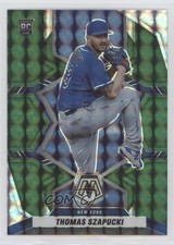2022 Panini Mosaic Rookies Green Mosaic Prizm Thomas Szapucki #259 6ks