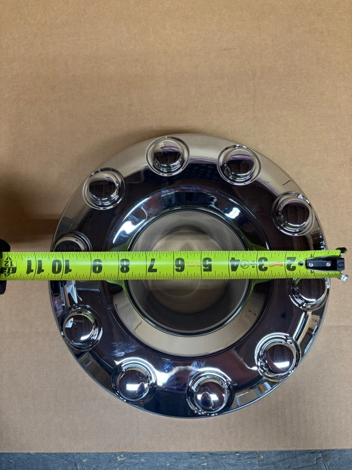 OEM 17-25 FORD F-450 F-550 SUPER DUTY 10 TACOS CROMO TAPA CENTRAL HC3C-1A096-NB Foto 4 de 4