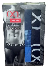 Men's 2xist Briefs Underwear Sport  No Show 3 Pack S (28-30)