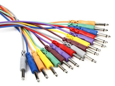 Hosa CPP-802 8-channel 1/4'' TS Male Snake - 6.6'