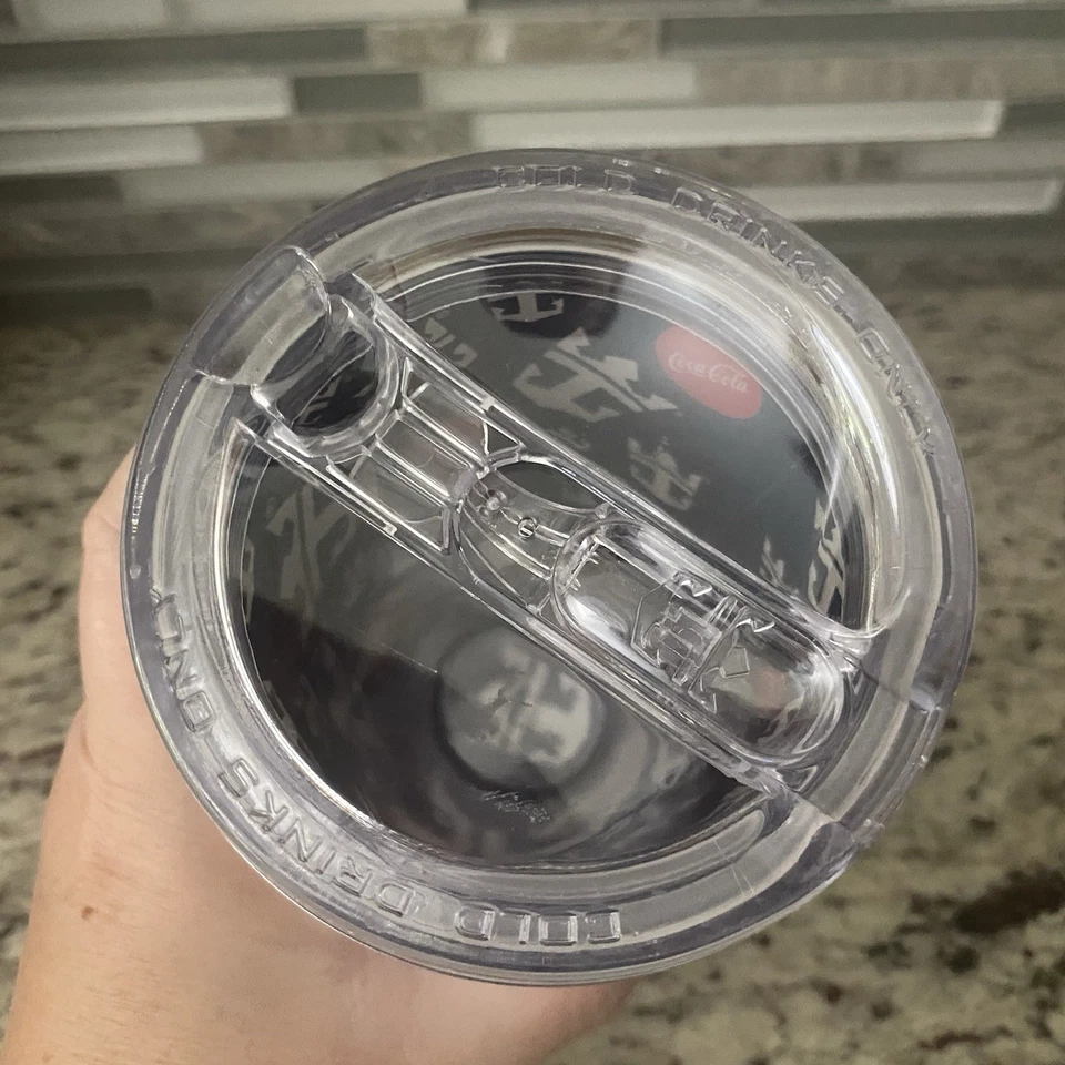 Copo de Coca-Cola Royal Caribbean Cruise tampa copo giratório viagem 16 oz - Imagem 3 de 4