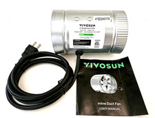 VIVOSUN 4" Inline HVAC Exhaust Blower Ventilation Duct Fan 100CFM