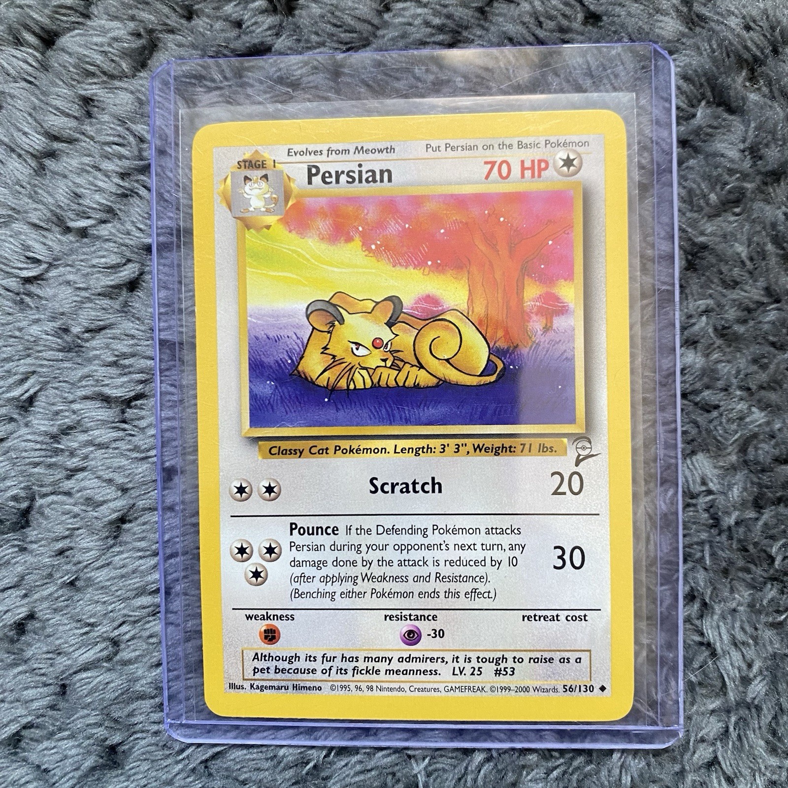 🐈 Persian - 56/130 - Base Set 2 - Pokemon TCG🐈