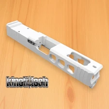 For Glock 19 Gen 3, Stripped Slide, STORM WHITE, Style 11 - USA made