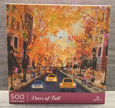 Galison - Days of Fall - 500-Piece Jigsaw Puzzle NIB-Sealed - SO PRETTY