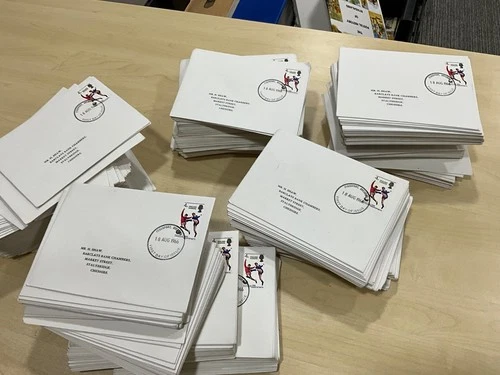 GB 1966 World Cup Winners Official FDCs with Postmark over 500 covers t12