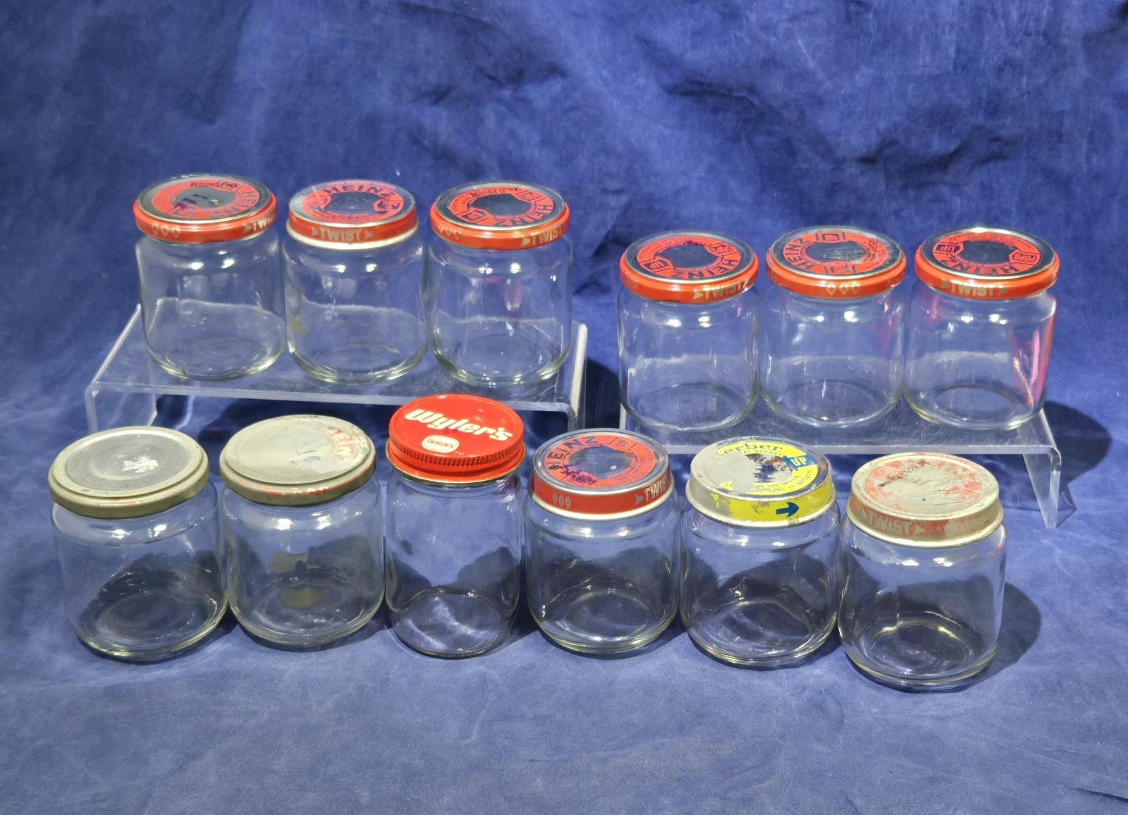 Vintage Heinz & Wyler's Glass Baby Food Jars Lot 12 - Rare 1950s/60s Metal Lids
Opens in a new windo