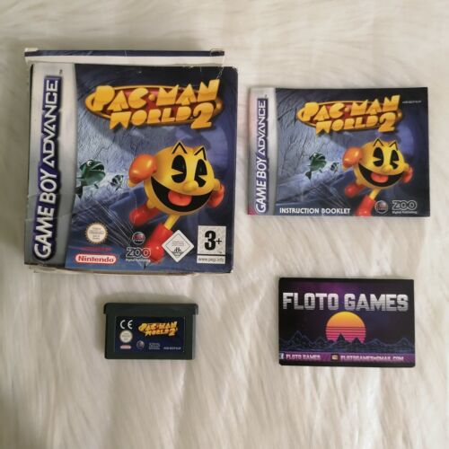Jeu Pac-Man World 2 Nintendo Game Boy Advance GBA PAL FRA Complet - Floto Games - Imagen 1 de 7