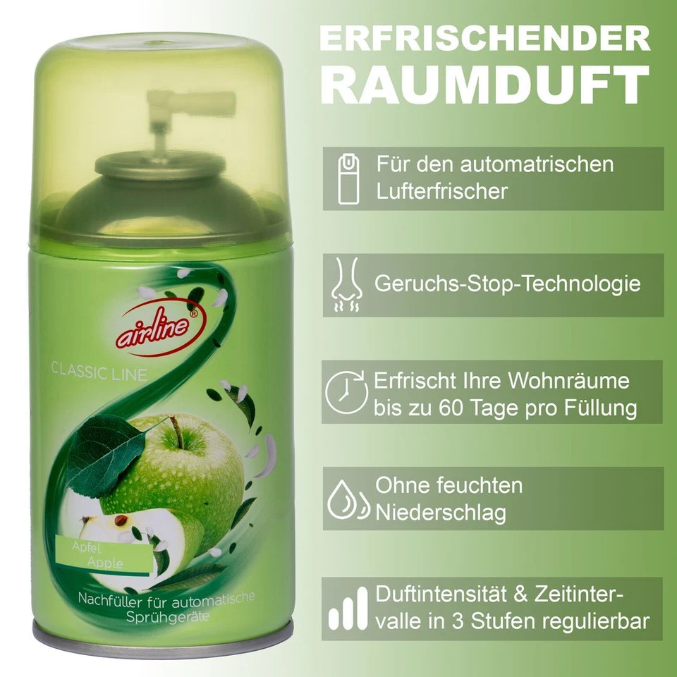 Laro Apfel Raumduftspray Nachfüller für automatische Duftspender 250ml - Bild 3 von 4