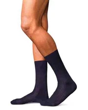 Falke L78420 Blue Marine No.2 Cashmere & Nylon Dress Socks Size 45-46