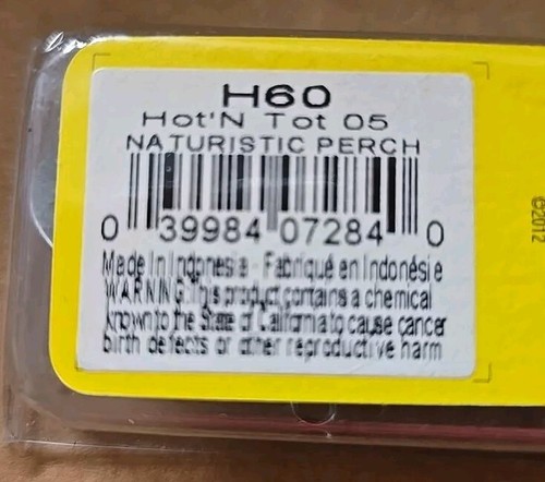 STORM ORIGINAL SERIES H60-05 HOT'N TOT CRANKBAIT FISHING LURE NATURISTIC PERCH - 第 3/5 張圖片