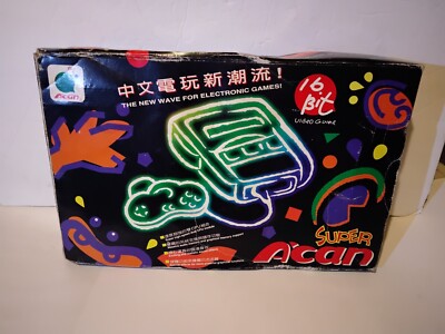 Super A'Can Acan Taiwan 16 Bit System NEW Very Rare Funtech