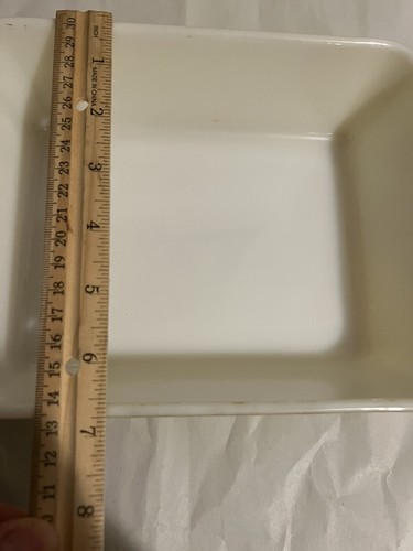 Vintage Pyrex gelb Kasserolle Kühlschrank Schale 503 ohne Deckel - Bild 10 von 10
