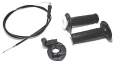 HAND GRIPS THROTTLE HOUSING CABLE SET BAJA WARRIOR MB165 MB200 5.5HP 6.5HP 196CC