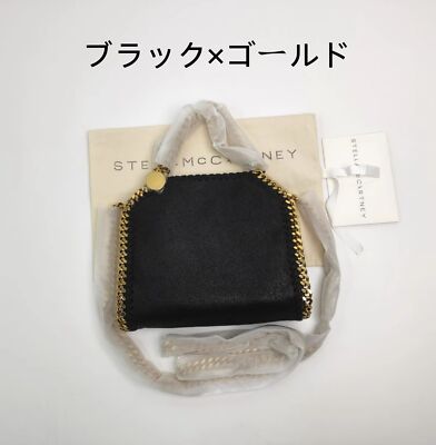STELLA MCCARTNEY FALABELLA Chain Black Mini Tiny Tote Bag
