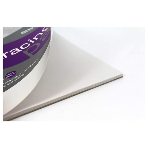 Silvine A4 Heavyweight Professional Tracing Pad 90gsm 50 Sheets (A4TPR) - Picture 2 of 3