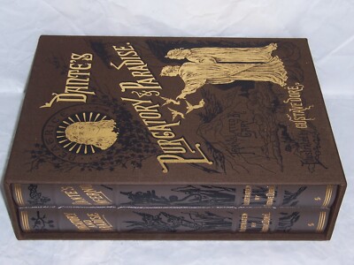 Easton Press DIVINE COMEDY by Dante Alighieri 2 vols Gustave Doré