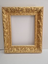 cornice Occasione, 50x40 Cornice Intarsiata Foglia oro 