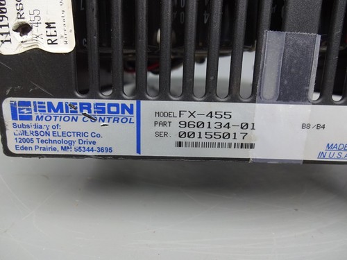 EMERSON FX-455 / 960134-01 / POSITIONING SERVO DRIVE / 200-440VAC / PARTS ONLY - Picture 4 of 7