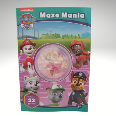 Children's Maze Book with Fun Maze on Cover  4 Unique Popular Characters