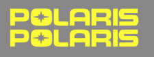 2 Polaris Stickers Vinyl Decal Racing Snowmobile Assault Indy Axys Rmk