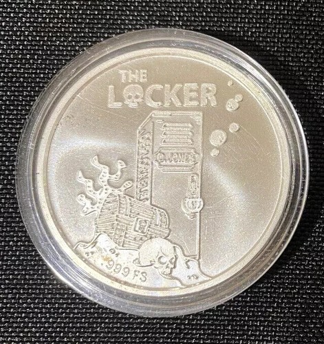 Locker Mint 1 Troy Oz .999 Silver "Calico Jack" Locker Wench Only 350 Mintage! - Picture 2 of 2