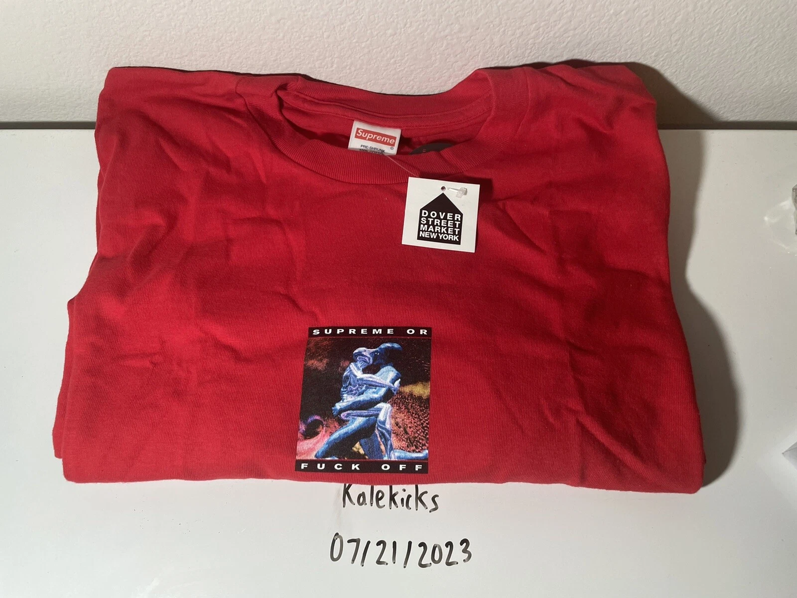 T shirt Supreme Cyber Red neuf taille Large