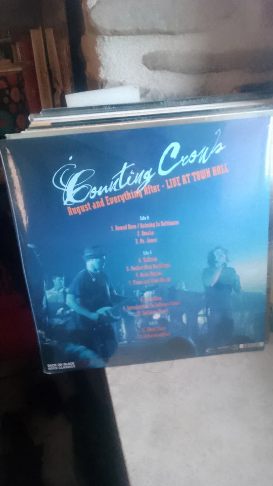 Counting Crows August And... Live At Town Hall 2011 2 Lp UK Sealed Colored Viny - Immagine 2 di 2