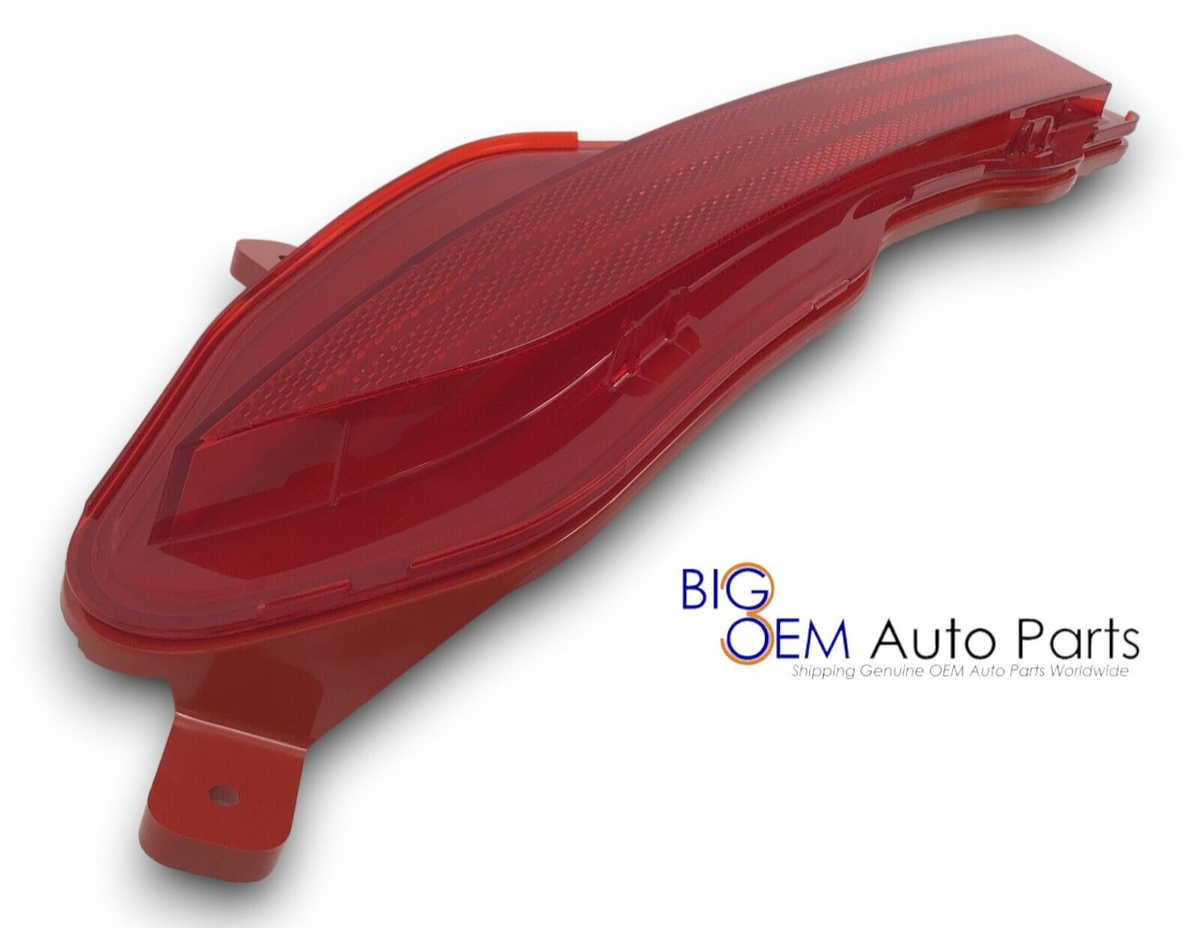 サンパチテール　カバー　クリア＆レッド 2021-2025 Chevrolet Trailblazer Driver Rear Lower Bumper Reflector