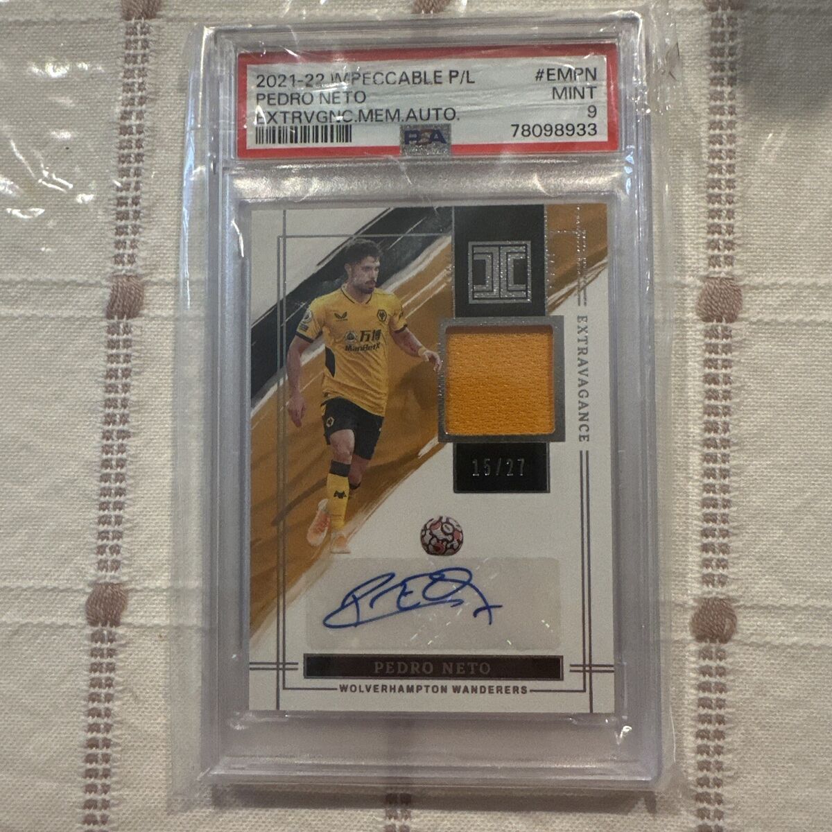 2020-21 PANINI IMPECCABLE PEDRO 悪く NETO 直筆サインカード Auto 2020-21 PANINI IMPECCABLE PEDRO 悪く NETO 直筆サインカード Auto