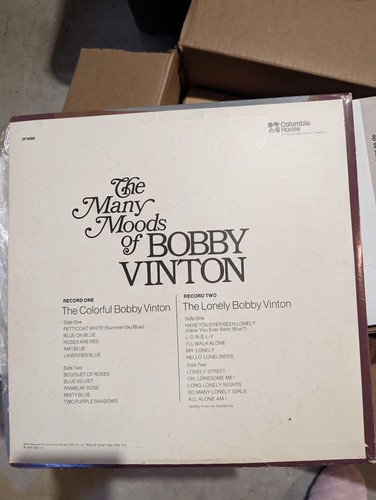 Bobby Vinton - The Many Moods (Vinyl Record, 33, 1974, 2P 6266) Columbia Records - Picture 2 of 4