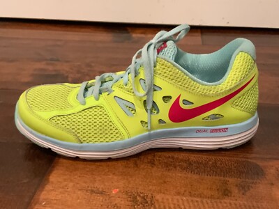 Nike Dual Fusion Blue And Neon Yellow Nike Shoes Nike Dual Fusion