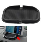 Cell Phone Skidproof Mat Holder Stand Non-slip Mat Silicone Black in car 1PC
