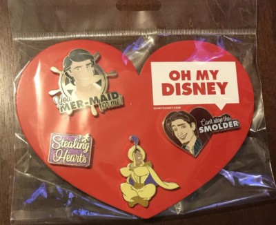DISNEY Oh My Disney Prince Trading Pin Set 1 New HTF