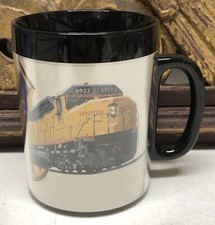 Vintage THERMO SERV Union Pacific Railroad Plastic Coffee Mug - Made in USA (B)