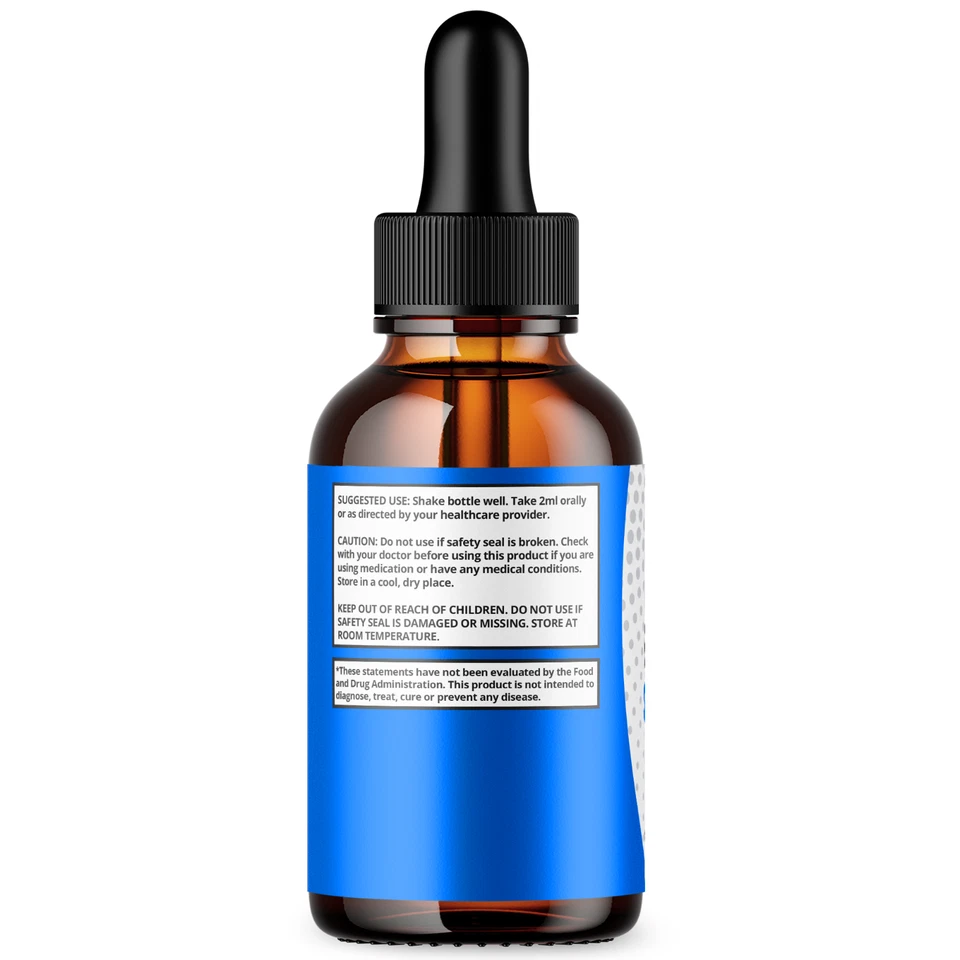 (Paquete de 2) Gotas de apoyo sanguíneo Glyco Shield suplemento vitamínico avanzado 2 ml Foto 3 de 4