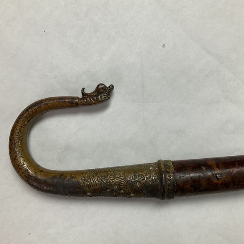 Antique Hand Carved Asian Walking Stick