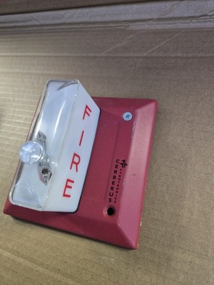 Cerberus Pyrotronics (Siemens) S17-F Fire Alarm Strobe Wall Mount 21-32VDC Red