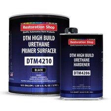 Restoration Shop 1.25 Gal Black High Build 2k 41 Urethane Primer Kit Auto