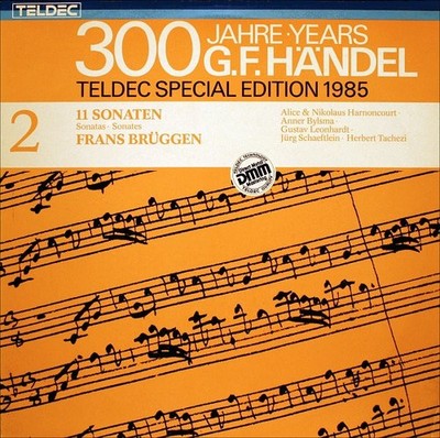 Georg Friedrich Händel - Frans Brüggen   Alice Harnoncourt   Nikolaus Harn