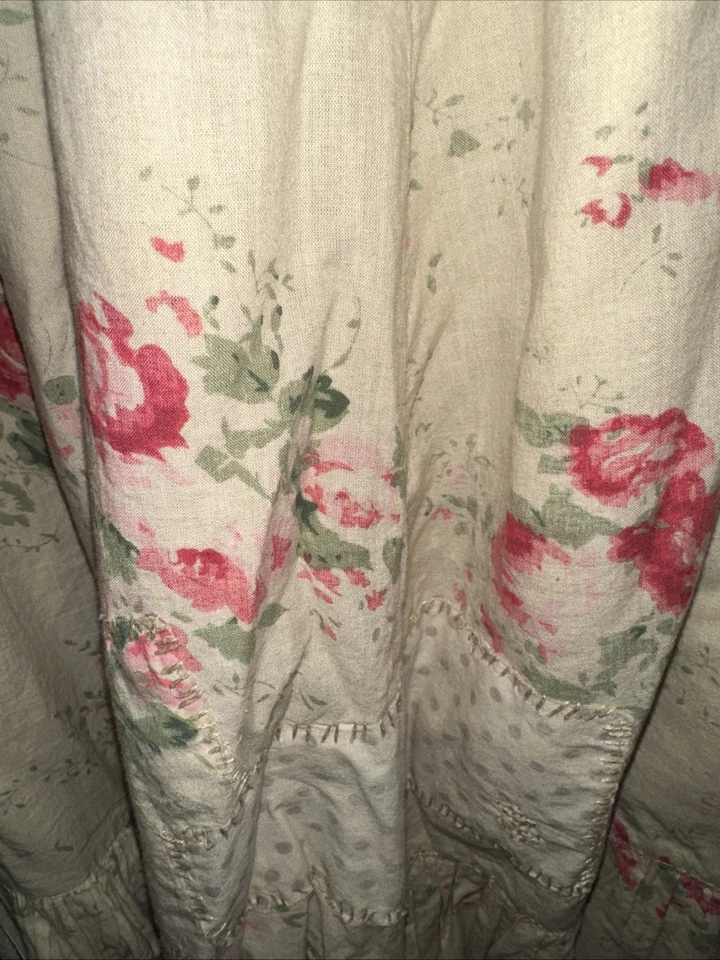 Falda Cecily de Algodón Francés Perla Magnolia 069 Rosa Frambuesa OS NUEVA CON ETIQUETAS Foto 3 de 4