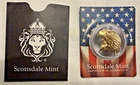 Scottsdale Silver Gilded Eagle Stacker 1 oz .999 Pure Silver W/ Serial # Rare!!